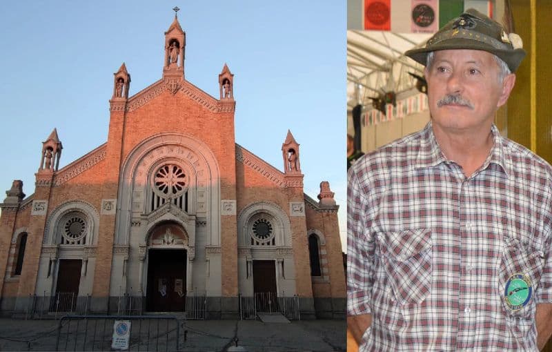 LEINI' - Gruppo Alpini in lacrime per la scomparsa di Andrea Pelissero