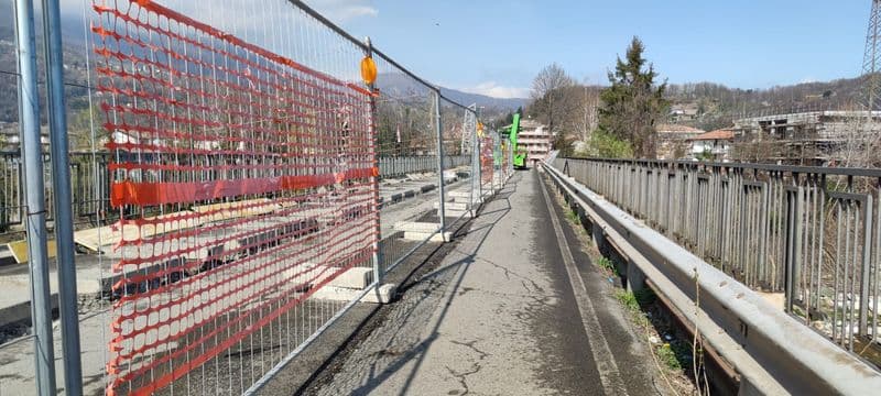CUORGNE' - Lavori in ritardo al ponte sull'Orco, i commercianti pronti a chiedere i danni