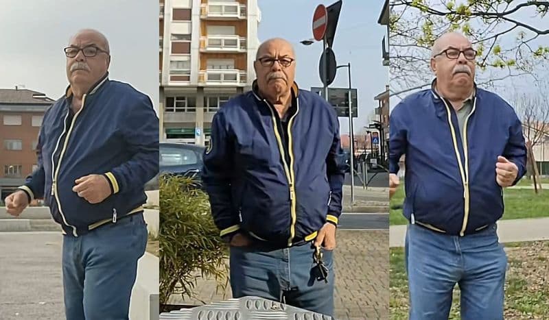 RIVAROLO CANAVESE - A 67 anni spopola sul web con i sui balletti: «Nonno Carlo» re di TikTok - FOTO