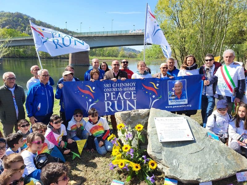 CHIVASSO - La Pace Run ha fatto tappa al parco del Bricel - FOTO