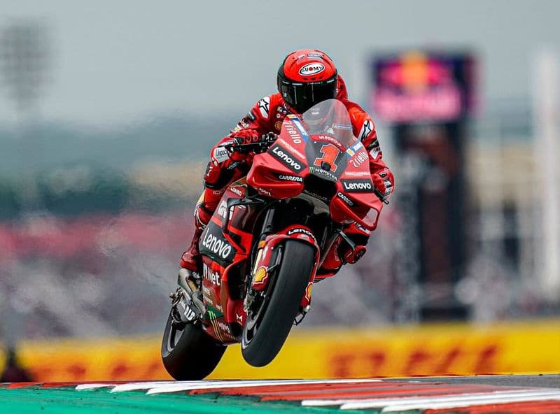 CHIVASSO - Moto GP, Pecco Bagnaia trionfa nella sprint race ad Austin
