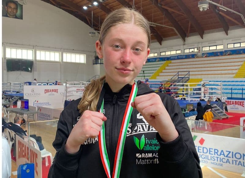 SALASSA - Skull Boxe Canavesana, Adele Vallero medaglia di bronzo ai campionati italiani junior - FOTO