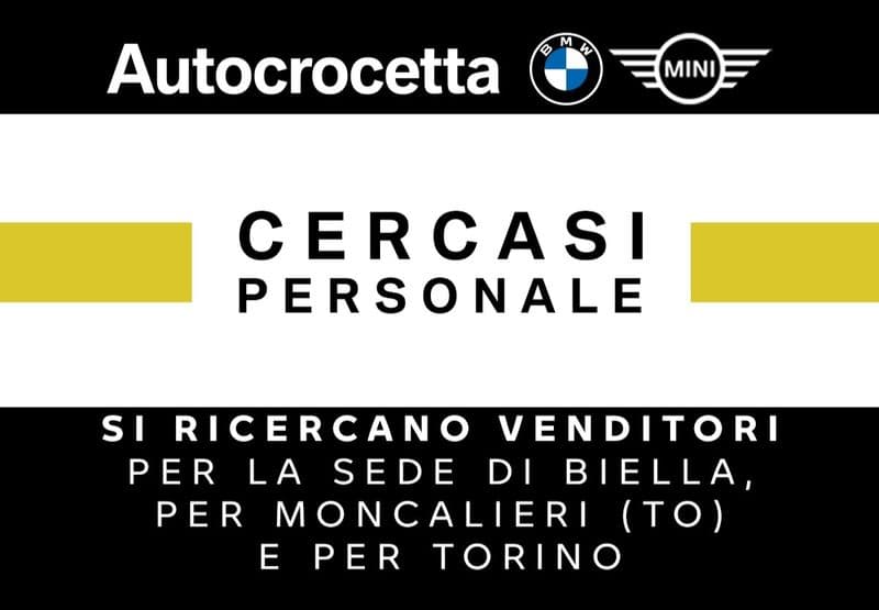 LAVORO - Autocrocetta cerca venditori per le sedi di Biella, Moncalieri e Torino