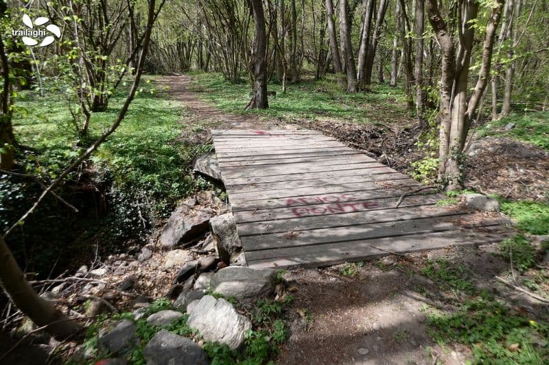 CHIAVERANO - Smantellato il ponticello sul rio Montesino: «Un errore. Era utile»