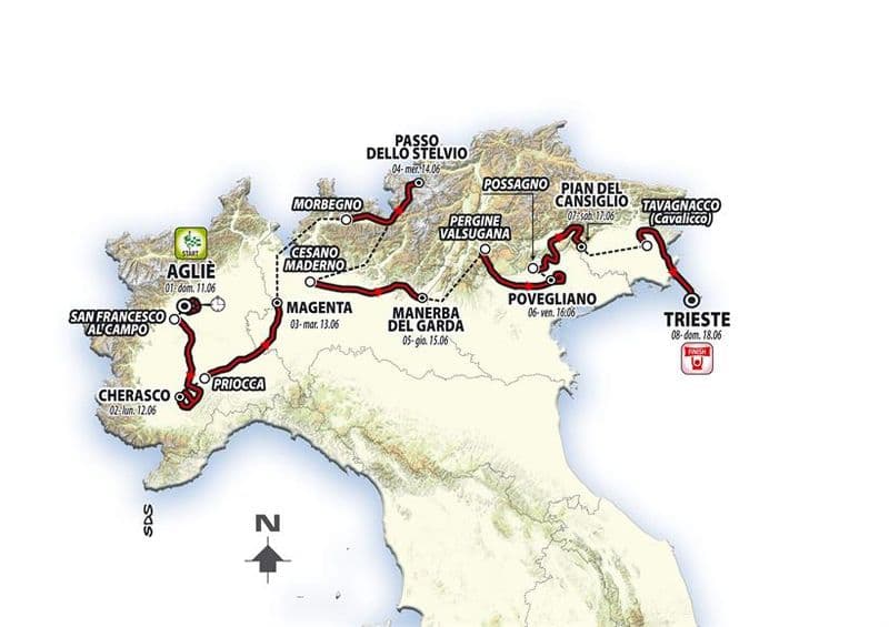 CANAVESE TERRA DI CICLISMO - Presentato a Roma il «Giro d'Italia Next Gen»: si parte da Agliè