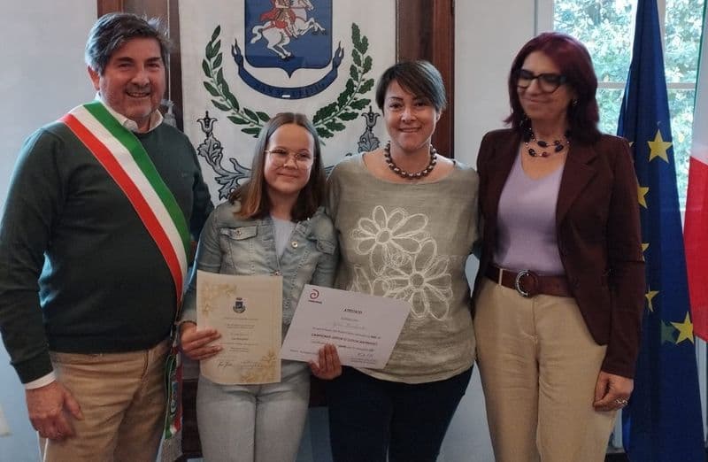 SAN MAURIZIO CANAVESE - La giovane Gaia alla finale italiana dei Campionati internazionali di Giochi matematici