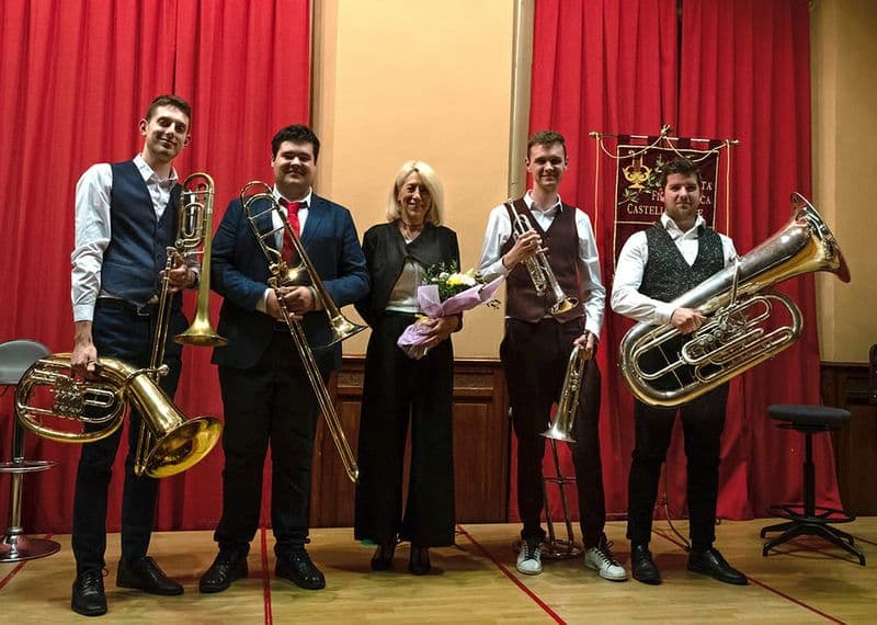 CASTELLAMONTE - «Brass Vibrations»: giovani musicisti strappano applausi - FOTO