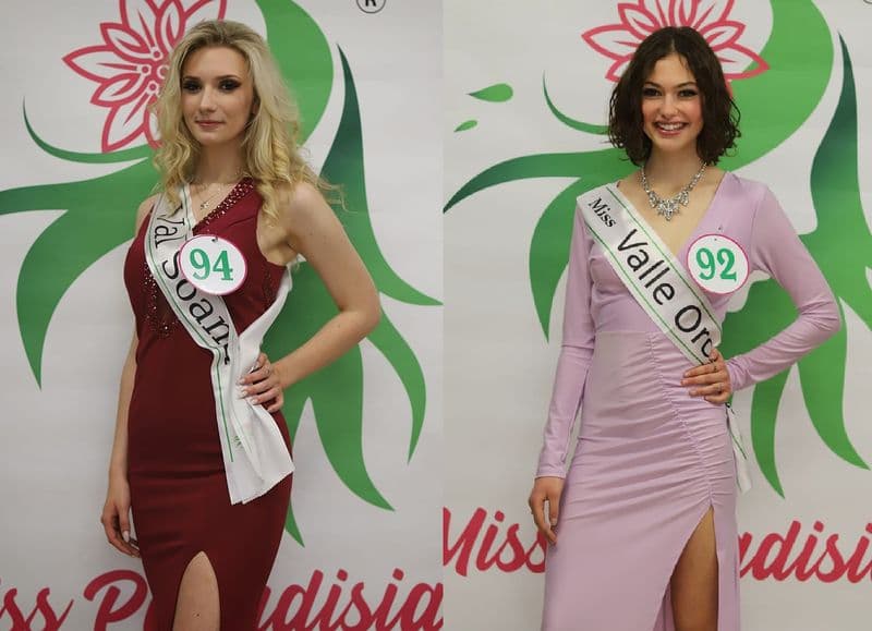 OZEGNA - Ludovica Timossi e Giorgia Dentello sono «Miss Valle Orco» e «Miss Valle Soana» - FOTO