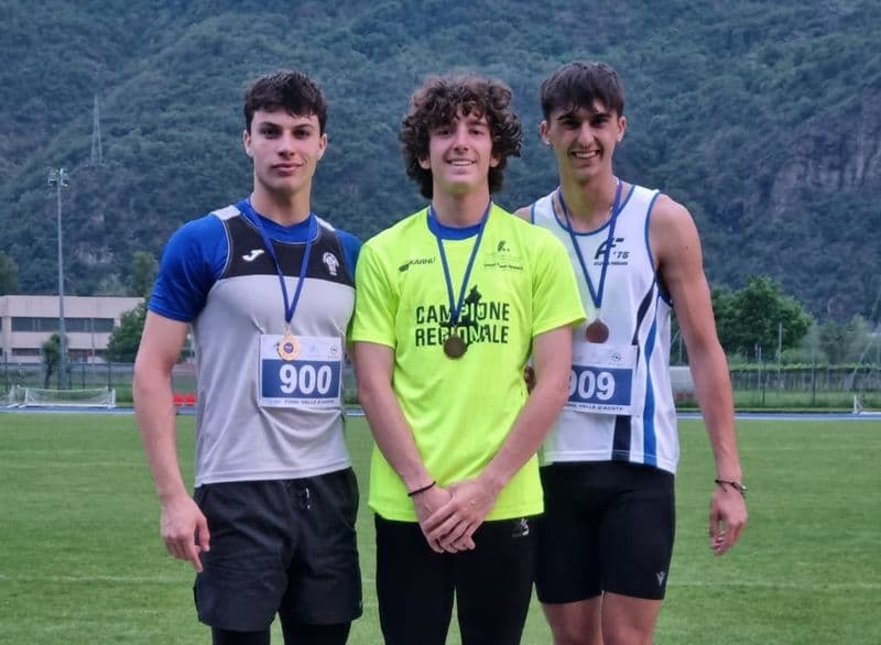 CANAVESE - Atletica leggera, Stefano Demo vince nei regionali di decathlon - FOTO