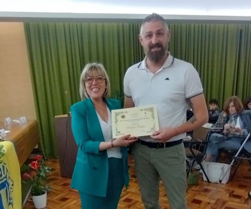 BUSANO - Roberto Paglia terzo al Premio internazionale Navarro in Sicilia - FOTO