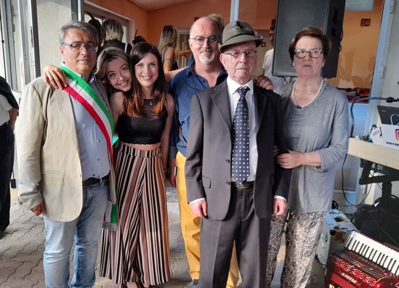 CASTELLAMONTE - Tutta Campo Canavese in festa per i 100 anni di Giovanni Frasca Pozzo - FOTO