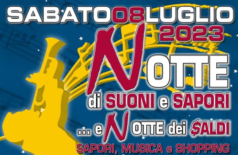 RIVAROLO CANAVESE - Sapori, musica e shopping: il grande ritorno della «Notte dei suoni e sapori... e notte dei saldi» - IL PROGRAMMA