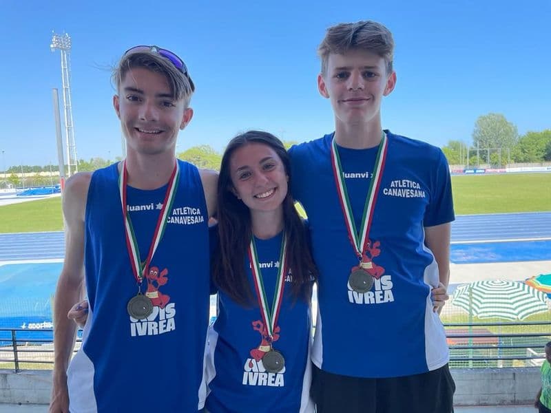 ATLETICA CANAVESANA - Benedetta Falleti è bronzo ai campionati italiani allievi su pista - FOTO