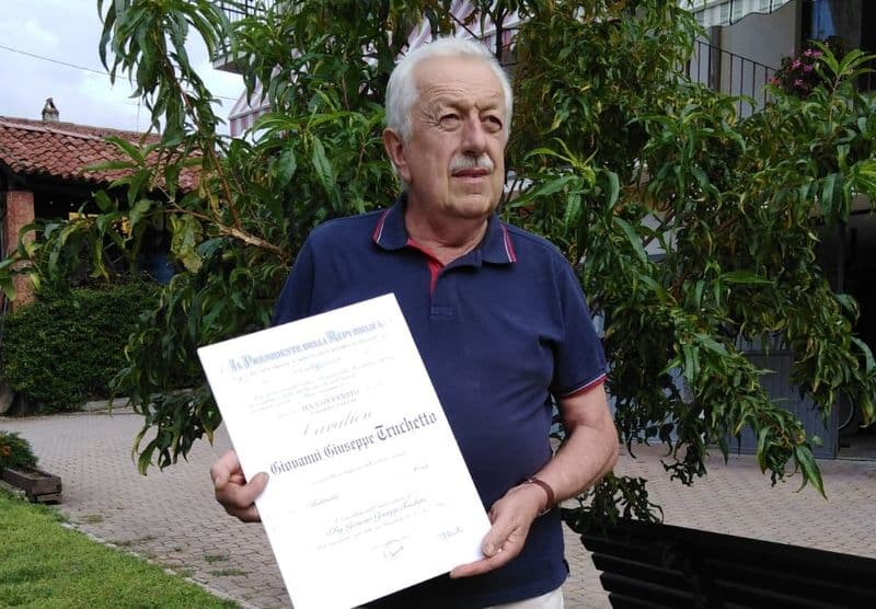 CASTELLAMONTE - Addio a Giovanni Truchetto, punto di riferimento di Campo, Cavaliere della Repubblica ed ex consigliere