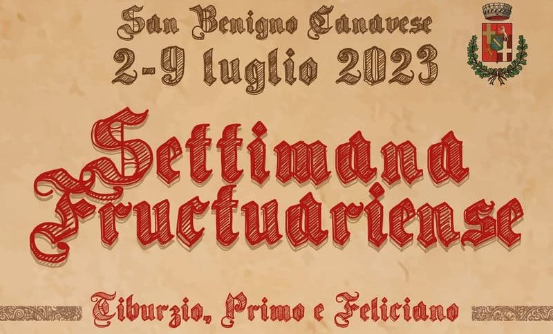 SAN BENIGNO CANAVESE - «Settimana Fructuariense», una grande festa e un viaggio nel tempo di 1000 anni