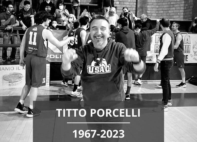 RIVAROLO CANAVESE - E' morto Titto Porcelli, grande allenatore di basket: aveva solo 56 anni