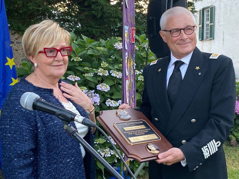 CASTELLAMONTE - Lions alto Canavese, ospite il Generale della Nato Miglietta - FOTO