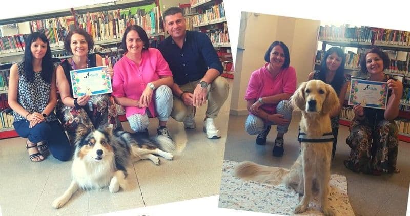 CUORGNE' - Piccoli lettori crescono: un successo la pet therapy in biblioteca - FOTO