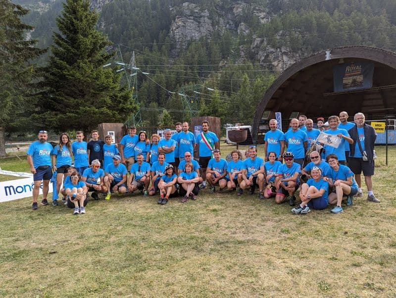 CERESOLE REALE - Il «Viaggio della Bandiera» e il conto alla rovescia per la «Royal Ultra Sky Marathon Gran Paradiso» - FOTO