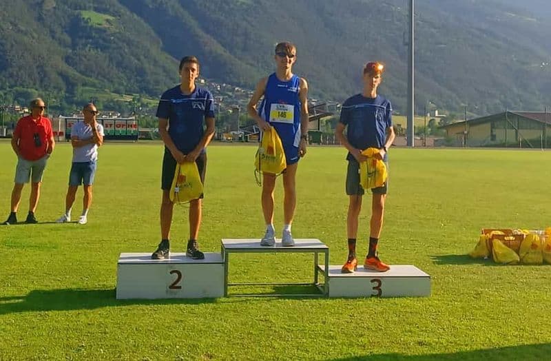 ATLETICA CANAVESANA - Demo terzo ai campionati italiani junior di decathlon, Cena vince i 3000