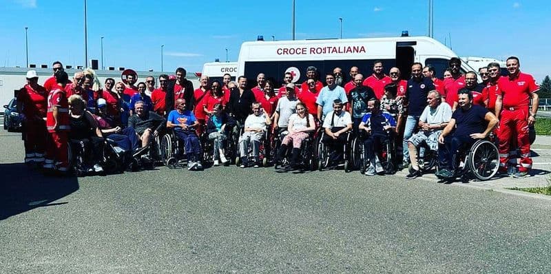 VALCHIUSA - Riaccompagnati in Ucraina 18 disabili ospitati da oltre un anno che hanno chiesto di tornare in patria - FOTO