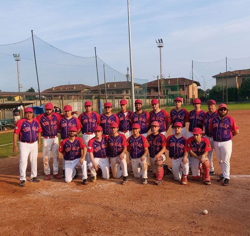 CASTELLAMONTE - Baseball, i Red Clay chiudono la stagione con una vittoria e si piazzano terzi in serie C - FOTO