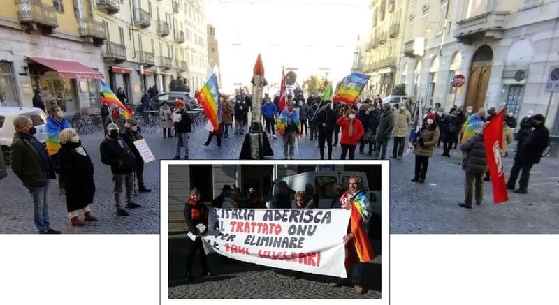 IVREA - Presidio contro le armi nucleari in ricordo di Hiroshima e Nagasaki