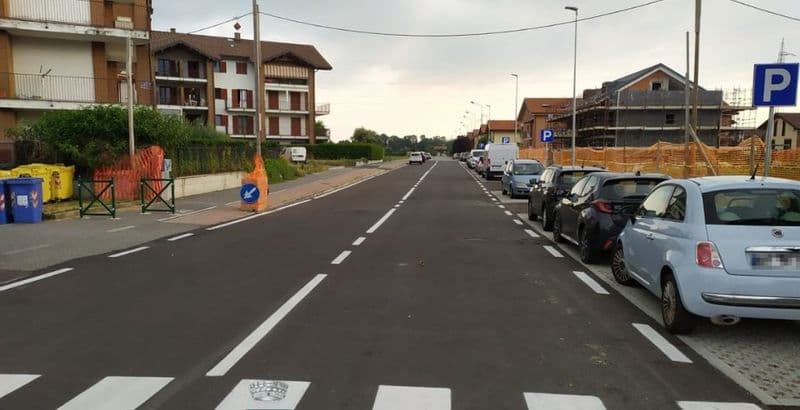 SAN MAURIZIO CANAVESE - Lavori conclusi, riaperto l'ultimo tratto di via Generale Dalla Chiesa