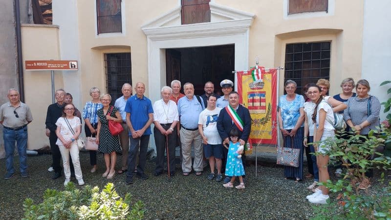 VALPERGA - In festa per San Rocco, presentati i lavori per la storica chiesetta