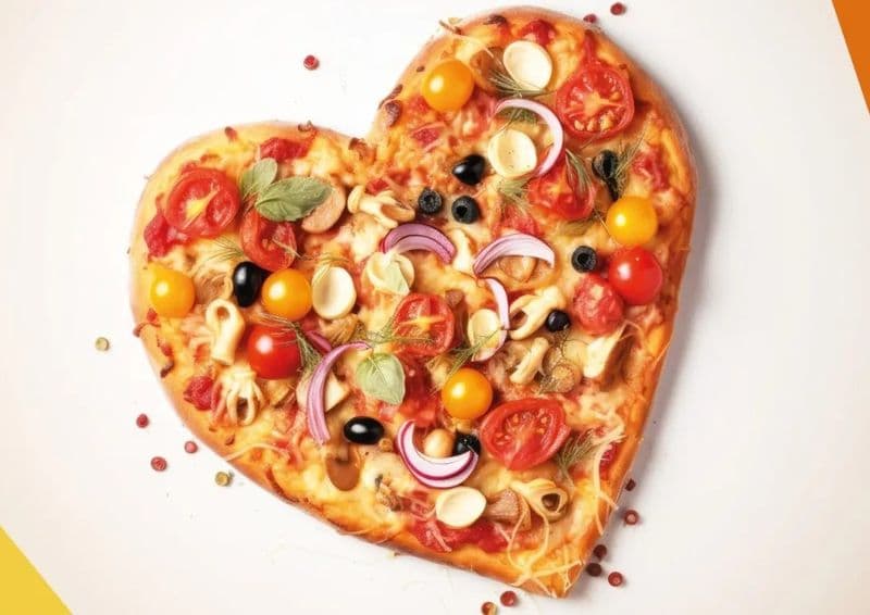 CASELLE - Da un'idea degli studenti la pizza a forma di cuore per diffondere gentilezza