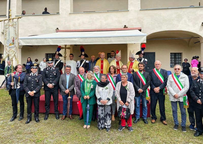 RIBORDONE - Apparizione della Madonna al santuario di Prascondù: la celebrazione con il cardinale Miglio e il vescovo Debernardi - FOTO
