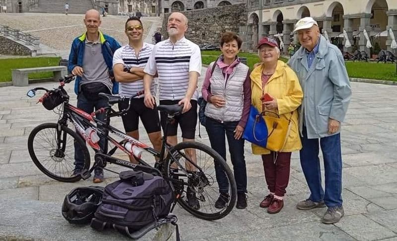 DA VESTIGNE' A CERESOLE REALE - Maurizio Favaretto, non vedente, tenta l'impresa in bicicletta