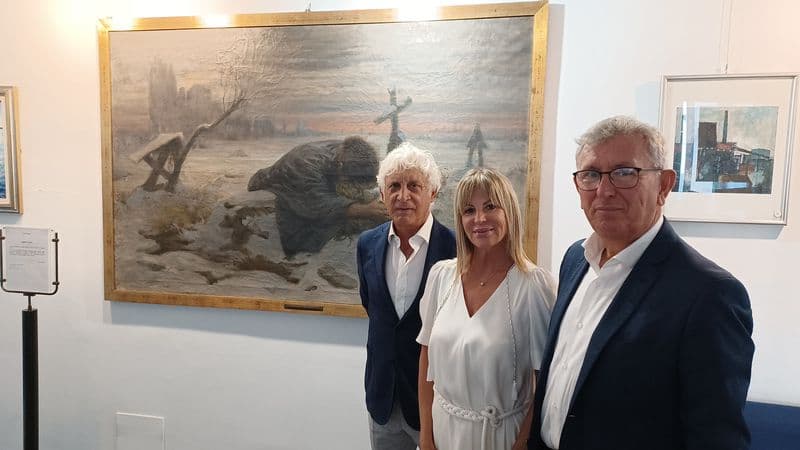 CHIVASSO - Donata al Comune di Chivasso una tela di Cesare Tubino