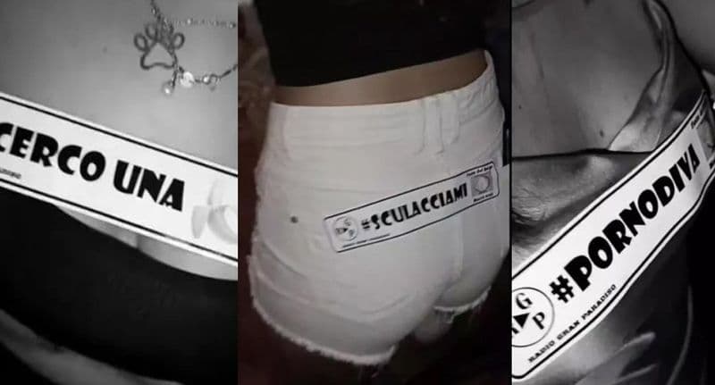 CUORGNE' - Sculacciami, cerco una banana, ingoio tutto: gli adesivi di Radio Gran Paradiso diventano un «caso» nazionale