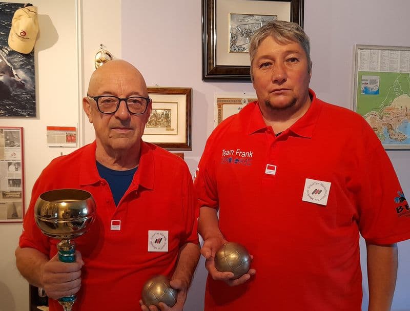 RIVAROLO CANAVESE - Bocce, Sangiorgese: Frank Mautino in team con Oreste Sandretto - FOTO
