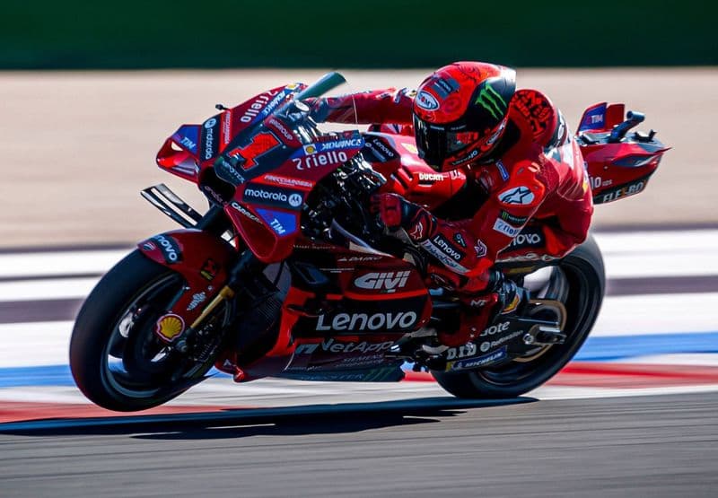 MOTO GP - Eroico Pecco Bagnaia: in pista dopo l'incidente arriva terzo nella sprint race di Misano