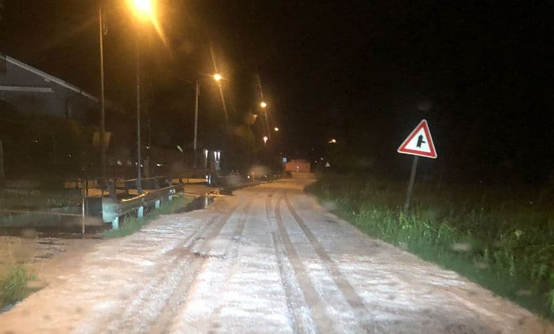 CANAVESE - Maltempo nella notte, temporali con grandine in diversi Comuni della zona