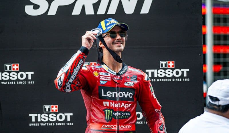 MOTO GP - Pecco Bagnaia secondo della Sprint Race in India: vince ancora Martin