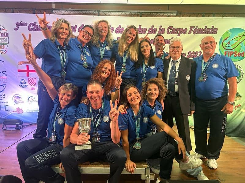 ALBIANO - Rita Saja è terza ai mondiali di carpfishing con l'Italia - FOTO