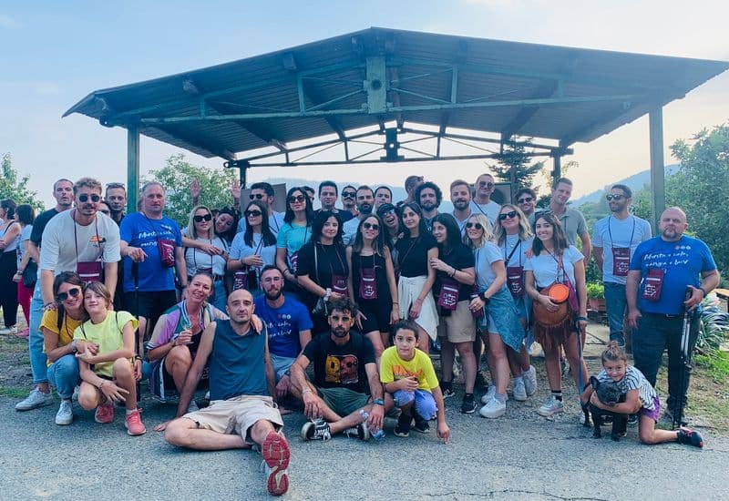 CUORGNE' - Un successo la camminata «Munta e cala, mangia e beiv» - FOTO