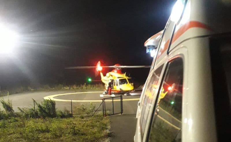 CERESOLE REALE - Turista si sente male, l'elicottero del 118 atterra di notte per salvarlo