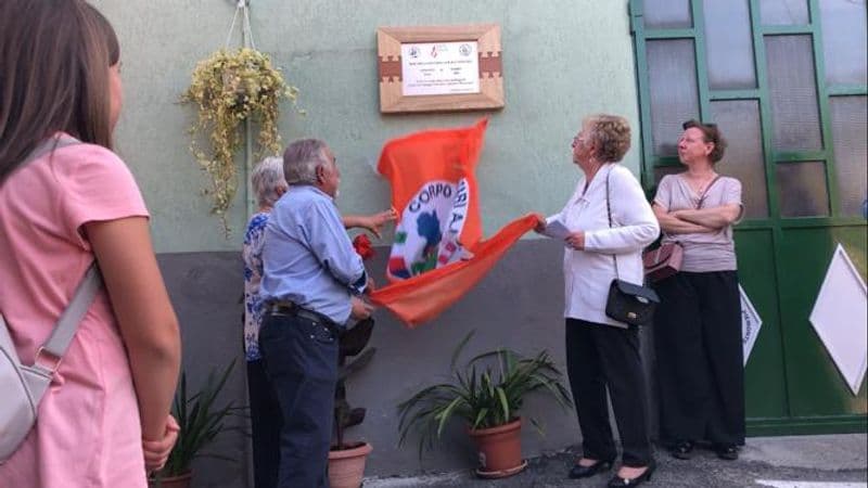 CANISCHIO - La rinnovata sede degli Aib intitolata ad Aldo Ferro e Luca Cinotto - FOTO