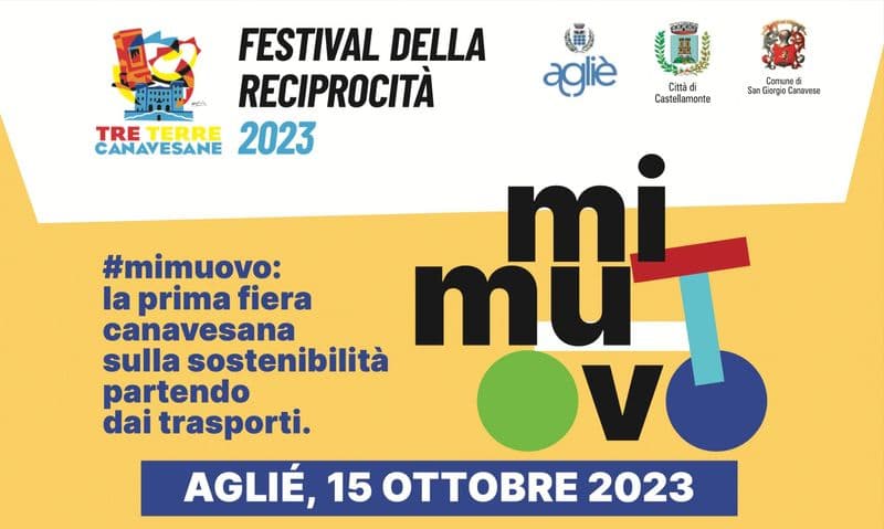AGLIE' - Torna «#MiMuovo», la prima fiera canavesana sulla sostenibilità partendo dai trasporti - IL PROGRAMMA