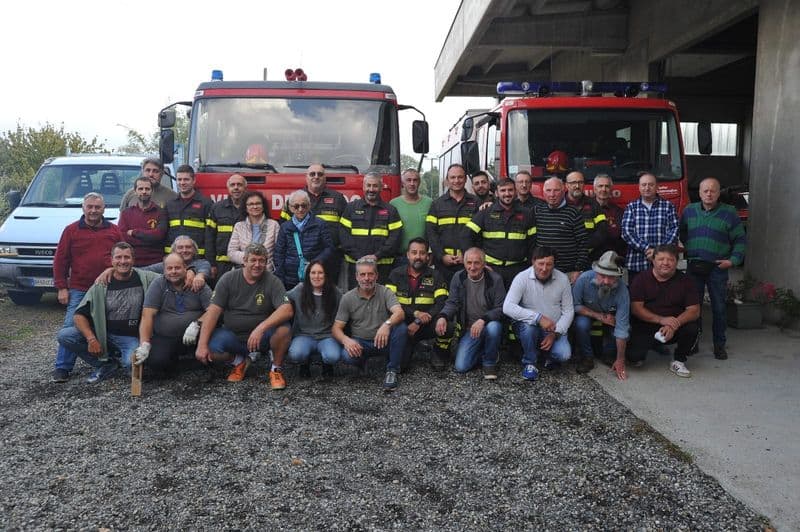 CUORGNE' - Castagnata dei vigili del fuoco per ricordare Massimo Viglierco