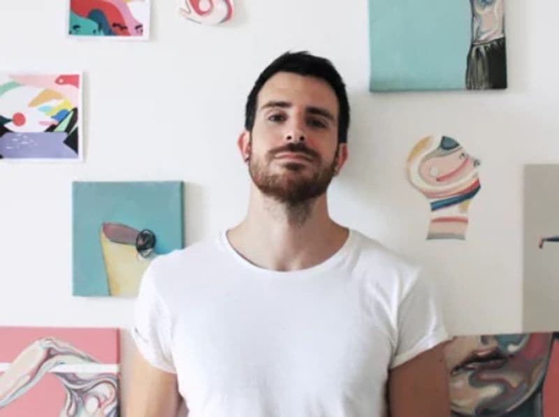 SAN MAURIZIO CANAVESE - Il manifesto del Tour de France 2024 realizzato dall'illustratore Nicolò Canova - FOTO