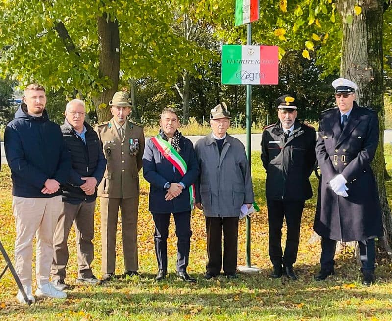CANAVESE - I Comuni celebrano il IV novembre, a Ozegna intitolata una via al Milite Ignoto - FOTO