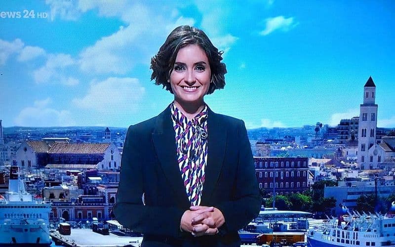 CASTELLAMONTE - Cinema, teatro, arte e ora tv: Marilina Succo è il «volto» del meteo su Rainews24 - FOTO