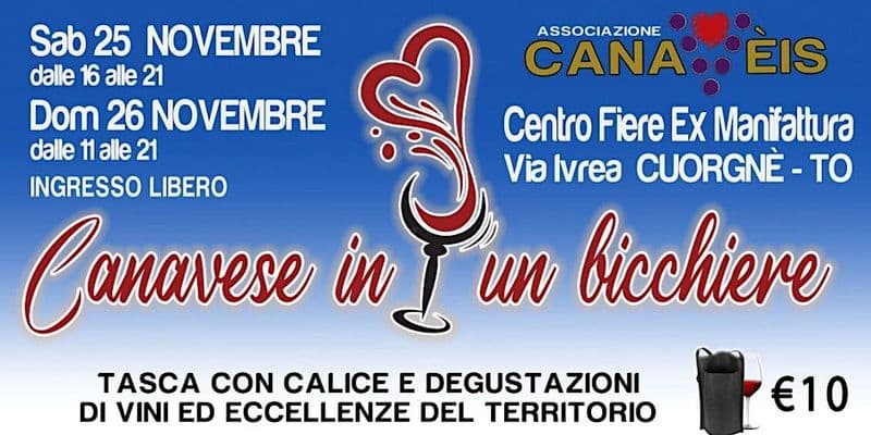 CUORGNE' - Tutto pronto per il grande ritorno di «Canavese in un bicchiere» - FOTO