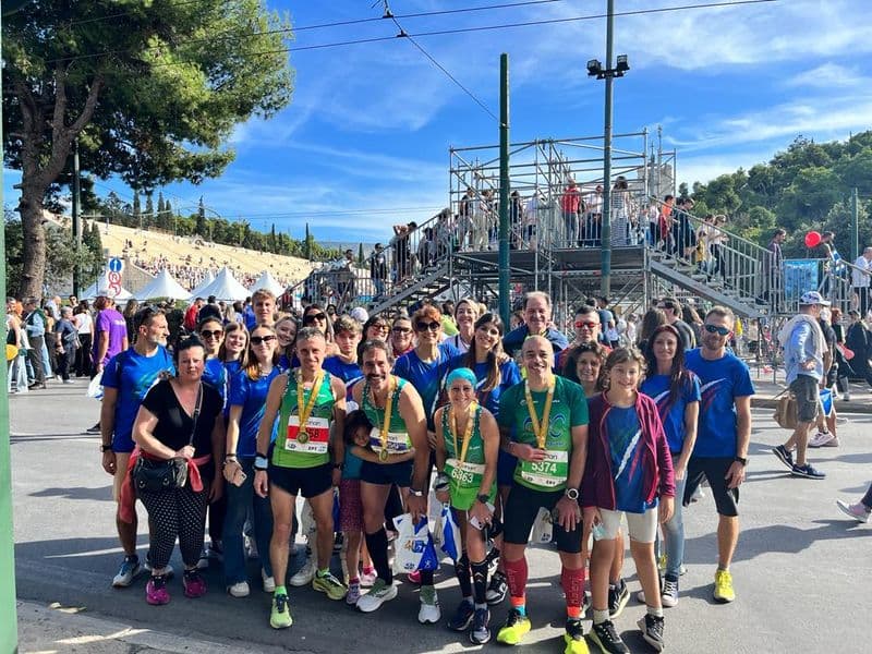 CASTELLAMONTE - Dal Canavese in Grecia, 5 podisti di Campo alla 40esima Maratona di Atene - FOTO