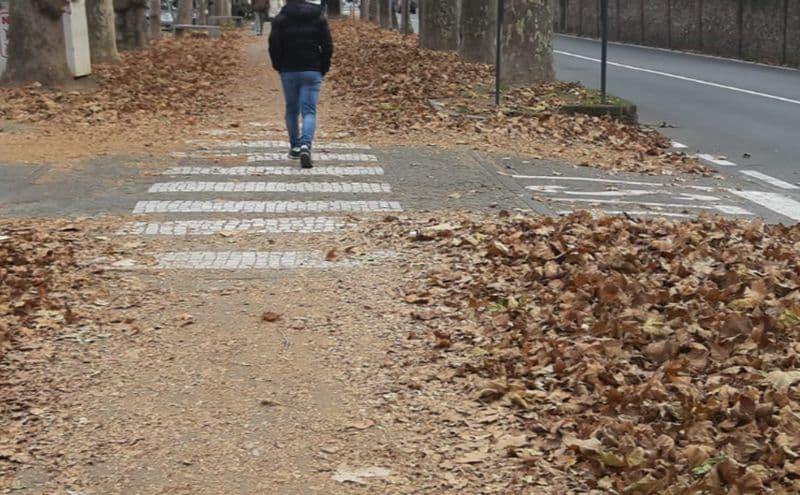RIVAROLO CANAVESE - «Si sta come d'autunno, sui marciapiedi le foglie...» - FOTO